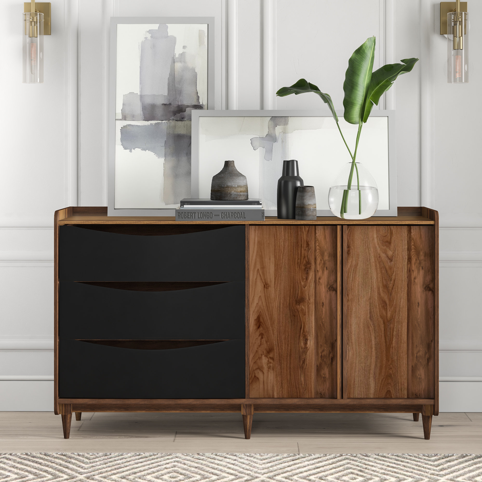 Mercury Row® Posner TV Stand for TVs up to 55" & Reviews Wayfair