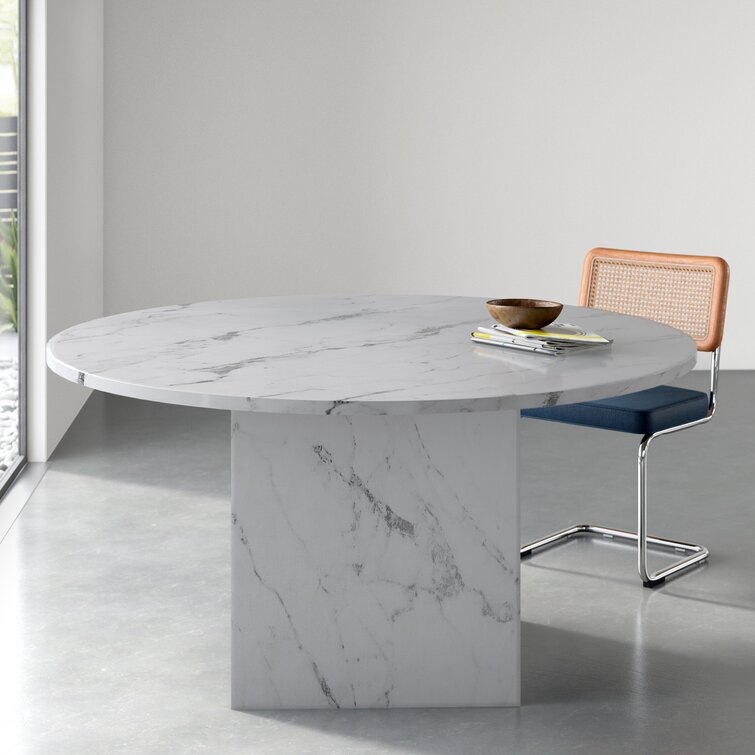 wayfair round marble table