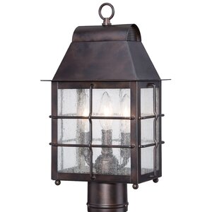 Willow Pointe Outdoor 3-Light Lantern Head