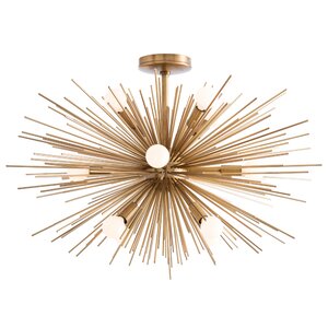 Zanadoo 12-Light Semi Flush Mount