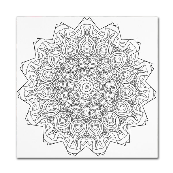 Quot Mixed Coloring Book 30 Quot By Kathy G Ahrens Framed Graphic Art