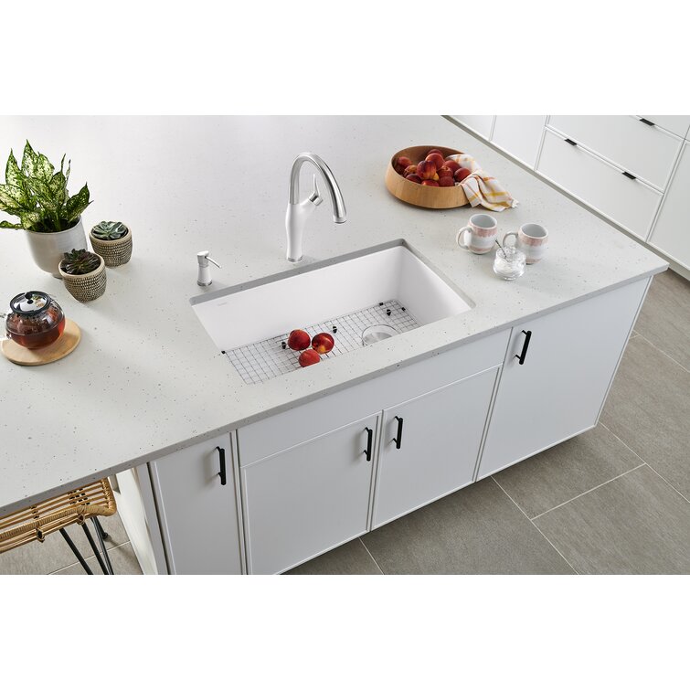 Blanco Diamond 33 5 L X 22 W Dual Mount Kitchen Sink With Accessories Perigold