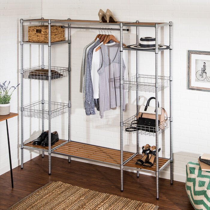 Honey Can Do 67 W Closet System Reviews Wayfair Ca