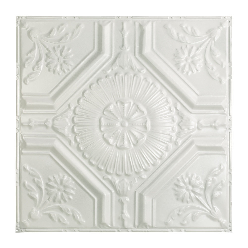 Greatlakestin Rochester 2 Ft X 2 Ft Nail Up Ceiling Tile In
