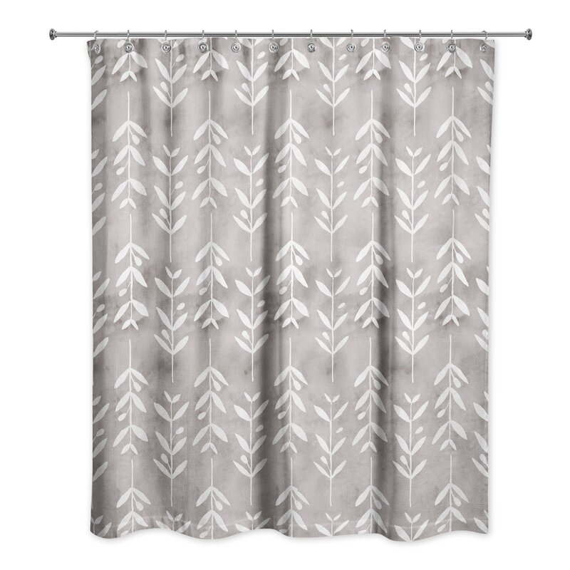 Red Barrel Studio® Greensboro Floral Single Shower Curtain | Wayfair