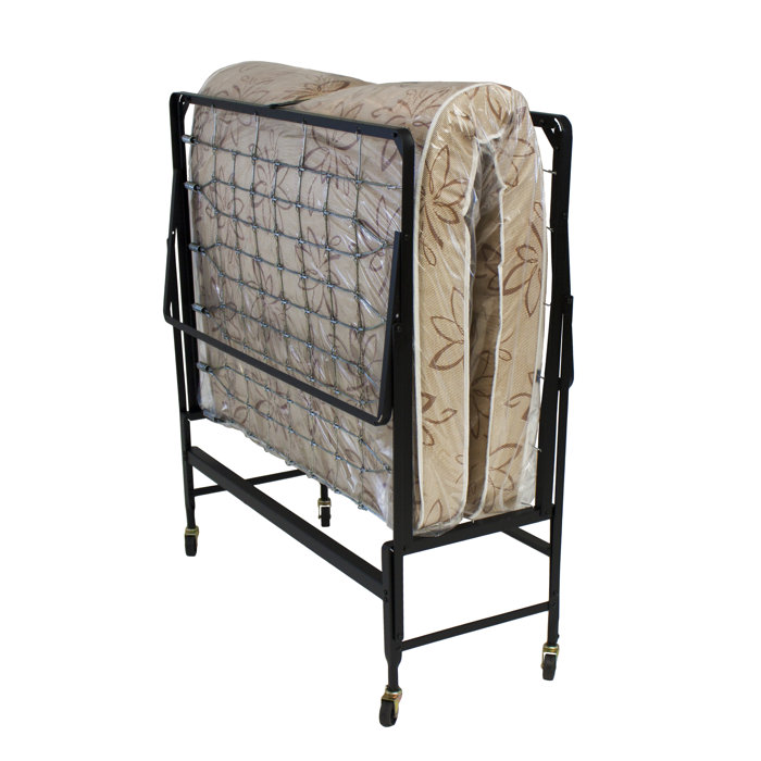 Symple Stuff Turbeville Rollaway Flat Brown Folding Bed Reviews