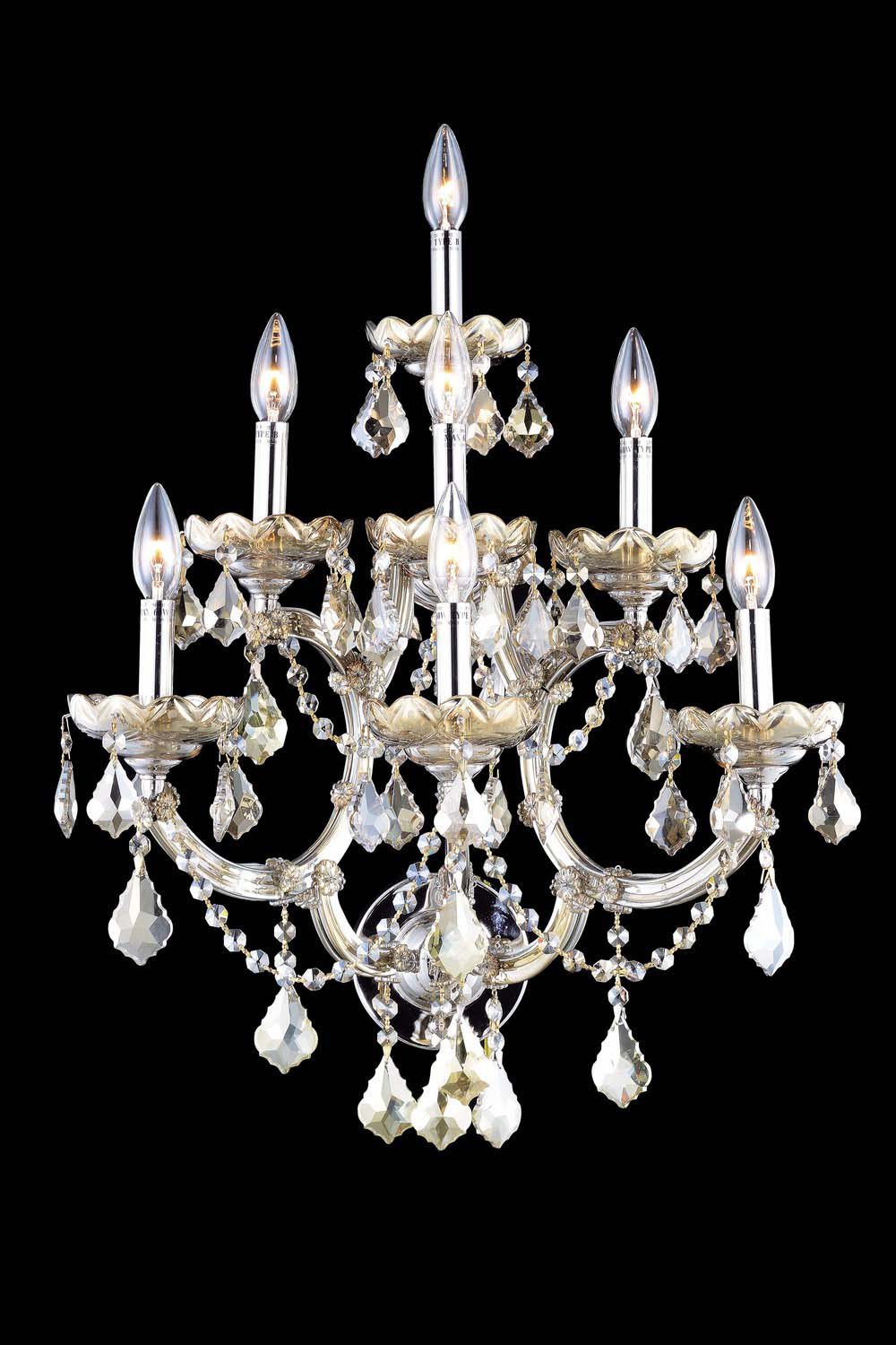 Rosdorf Park Iyana 7 Light Plug In Candle Wall Light Wayfair
