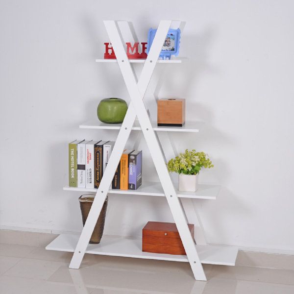 S Shaped Bookcase Wayfair