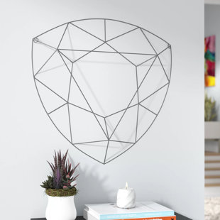 Diamond Shaped Wall Decor Wayfair Multi Facet Diamond Shape Wall Décor