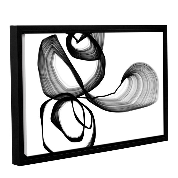 Orren Ellis Abstract Poetry In Black And White 104 Framed