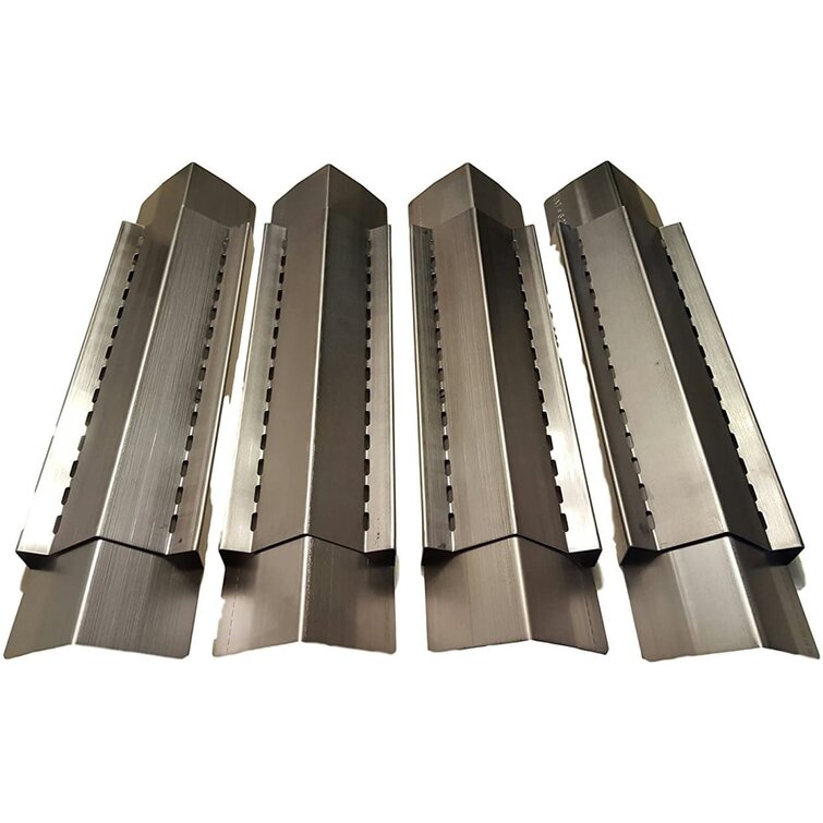 Details about   Kalomo Stainless Steel Grill Heat Plate Shield Burner Cover Heat Tent Flame Tame 