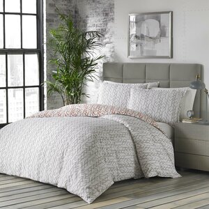 Updegraff 100% Cotton Reversible Duvet Cover Set