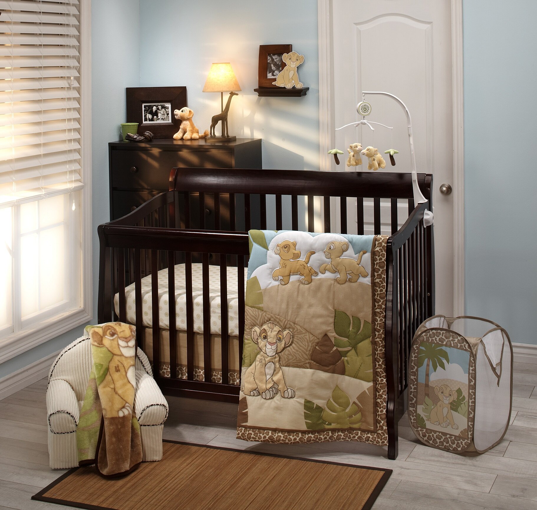 Disney Lion King Urban Jungle 4 Piece Crib Bedding Set