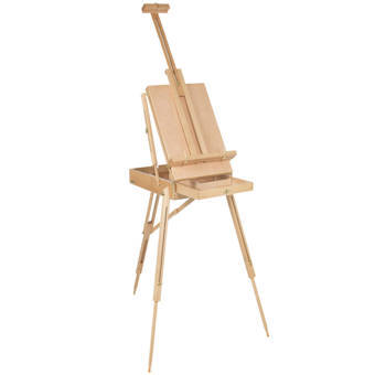 Jtplus Premium Beech Portable Sketch Box Oil Painting Easel Wayfair