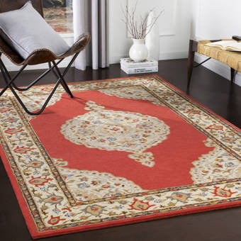 The Conestoga Trading Co Handmade Shag Orange Area Rug Wayfair