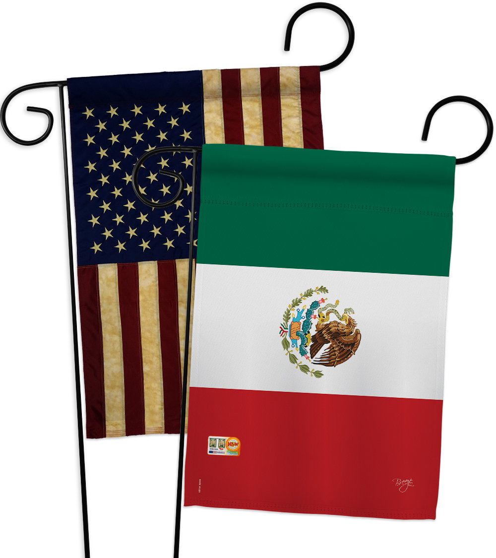 Breeze Decor Mexico Country Impressions Decorative 2 Sided Polyester 19 X 13 In 2 Piece Garden Flag Set Wayfair