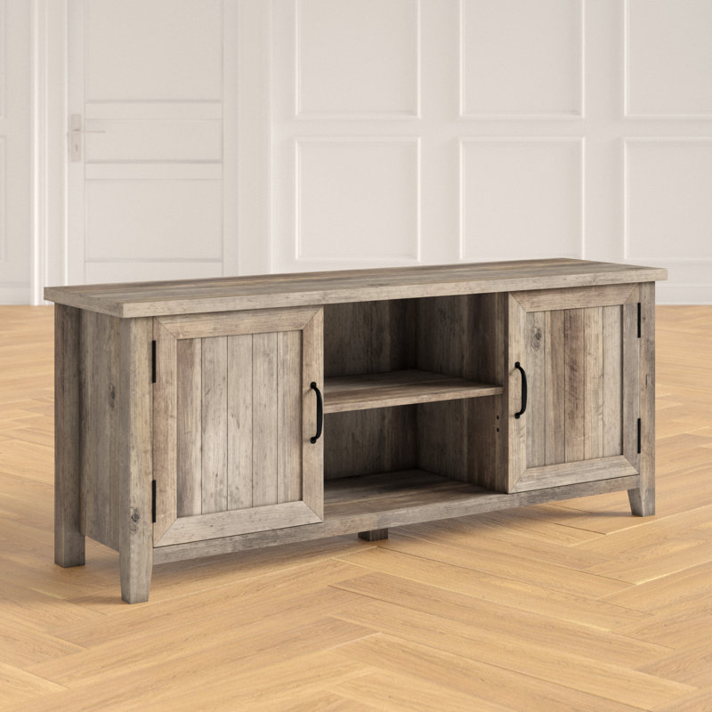 Schramm Cabinet Enclosed Storage Tv Stand For Tvs Up To 64 Inches