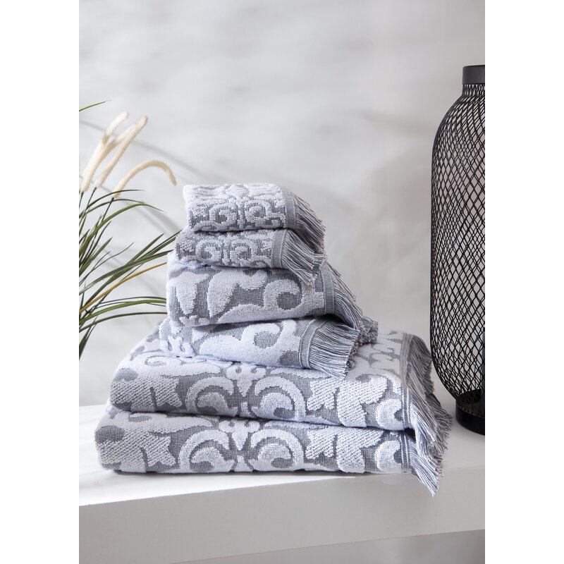 House of Hampton Salinas 6 Piece Turkish Cotton Towel Set & Reviews ...