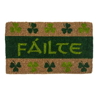 Toland Shamrocks 18 x 30 Decorative Green Clover St Patrick Floor Mat Doormat 