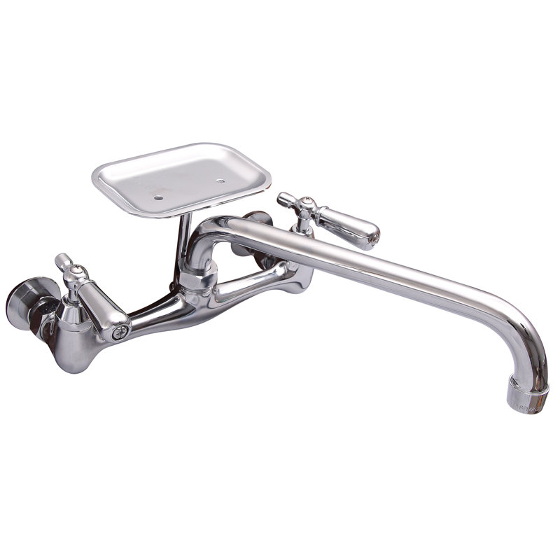 Barclay Dollie Wall Mount Double Handle Kitchen Faucet Wayfair