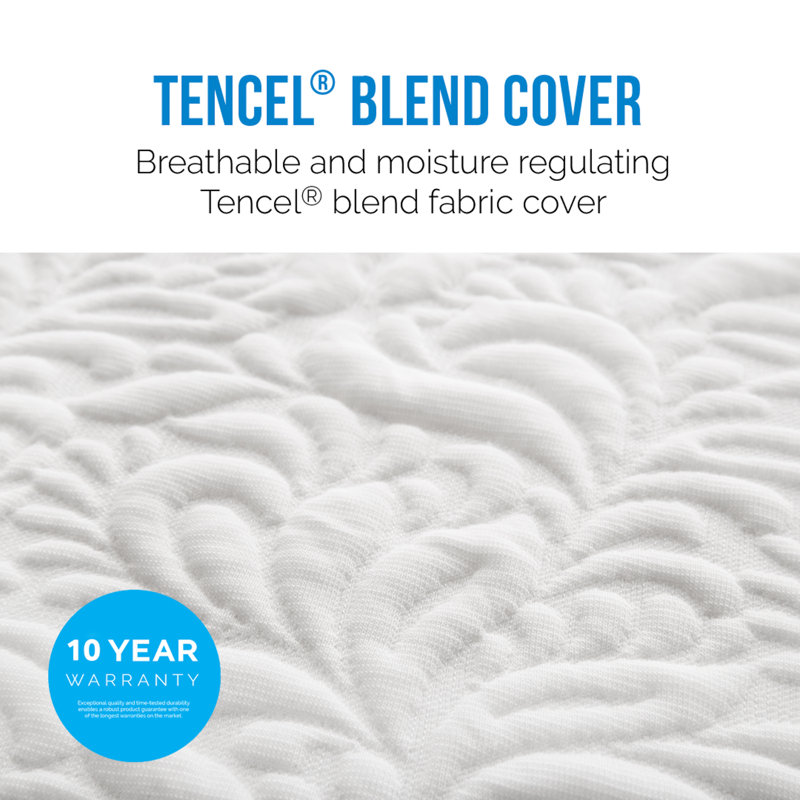 White Noise Miral 16 Plush Gel Memory Foam Mattress Reviews Wayfair