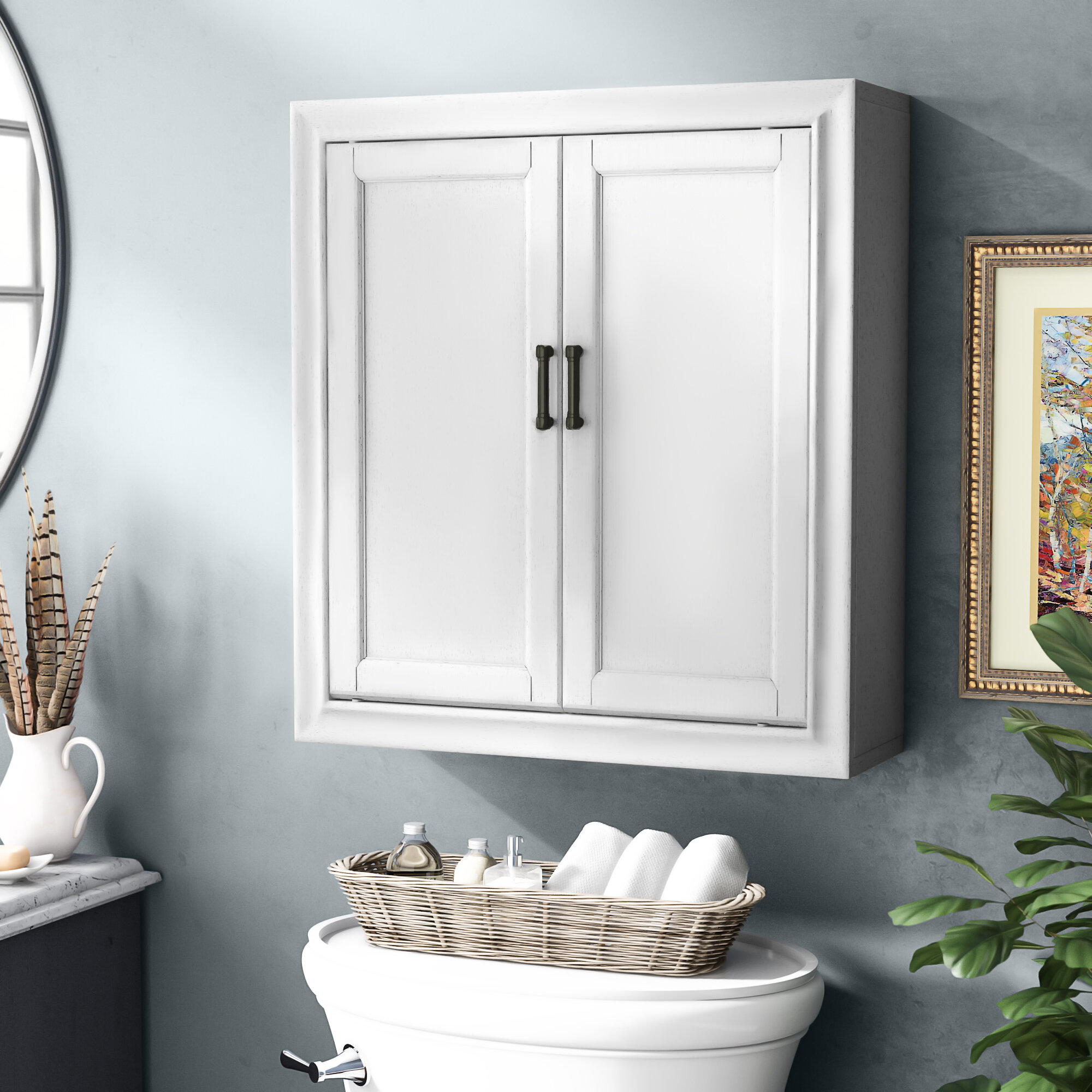 Andover Mills Jesse 23 75 W X 26 H X 8 D Wall Mounted Bathroom