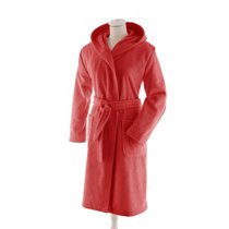 red towelling dressing gown