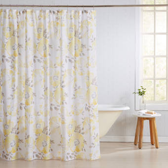 The Holiday Aisle Donatienne Patchwork Single Shower Curtain Wayfair