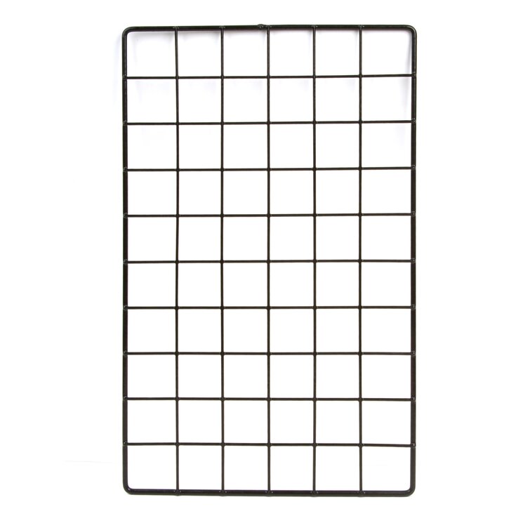 Lot of 3 Grid Panel 1/4" dia wire 3" x 3" squares Chrome 24" x 48" 