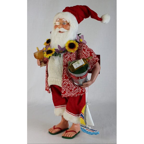 Details about   Pair 2 Santa Claus Christmas Holiday Figures Ceramic/Resin Figurines 