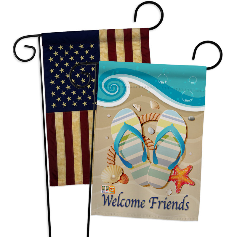 Breeze Decor Sunny Friends Impressions Decorative 2 Sided Polyester 19 X 13 In Garden Flag Wayfair