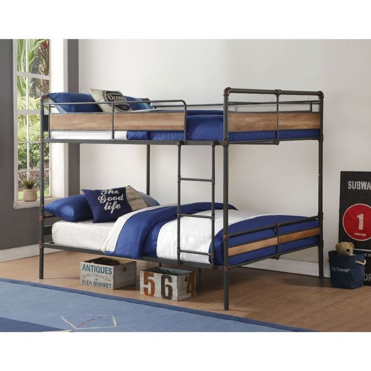mason marbles travis queen over queen standard bunk bed by mason marbles wayfair