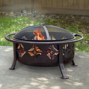 Sunderland Deep Bowl Steel Wood Burning Fire pit