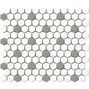 Hexagonal Tile You Ll Love Wayfair Quickview White Black Hexagon