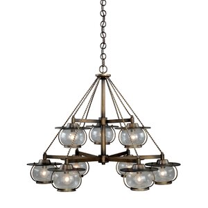 Karole 9-Light Shaded Chandelier