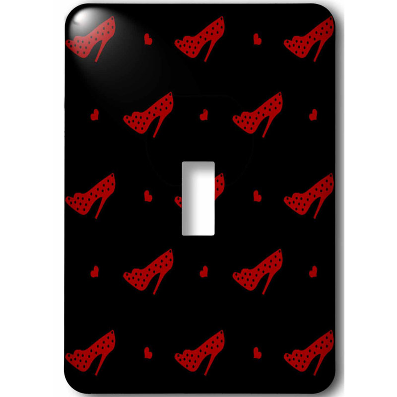3drose Heels And Fashionable Shoes 1 Gang Toggle Light Switch Wall Plate Wayfair