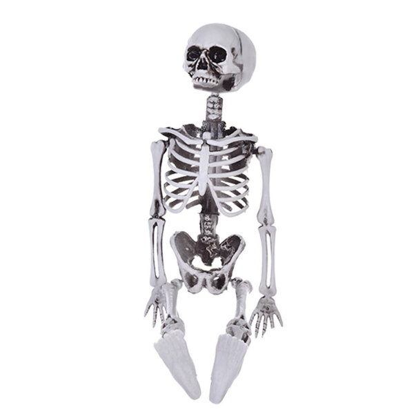 Halloween Skeletons Posable Full Body Faux Human Skeleton Hanging Halloween Skull Decor for Indoor And Outdoor Horror Parties with LED Lights and Horror Scream 65in Halloween Decoration Skeleton 