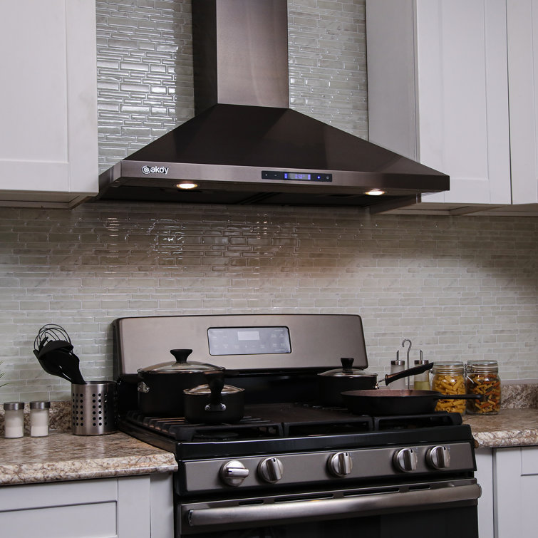 stainless steel stove vent hood