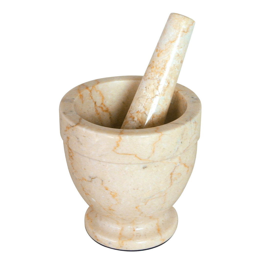 Marble Pestle and Mortar