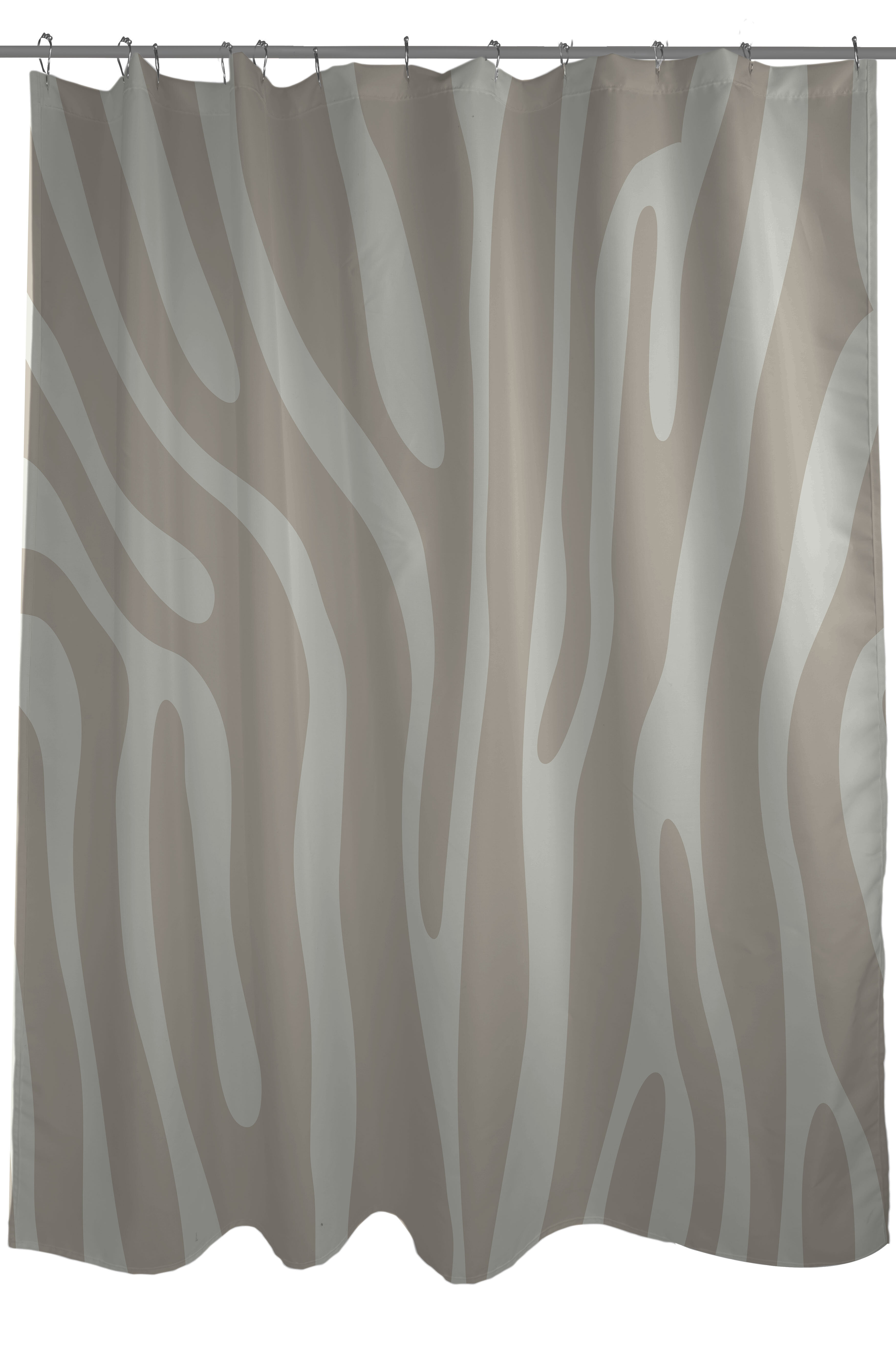 zebra print shower curtain