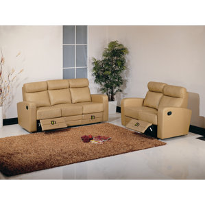 Dual Leather Configurable Living Room Set by Hokku Designs