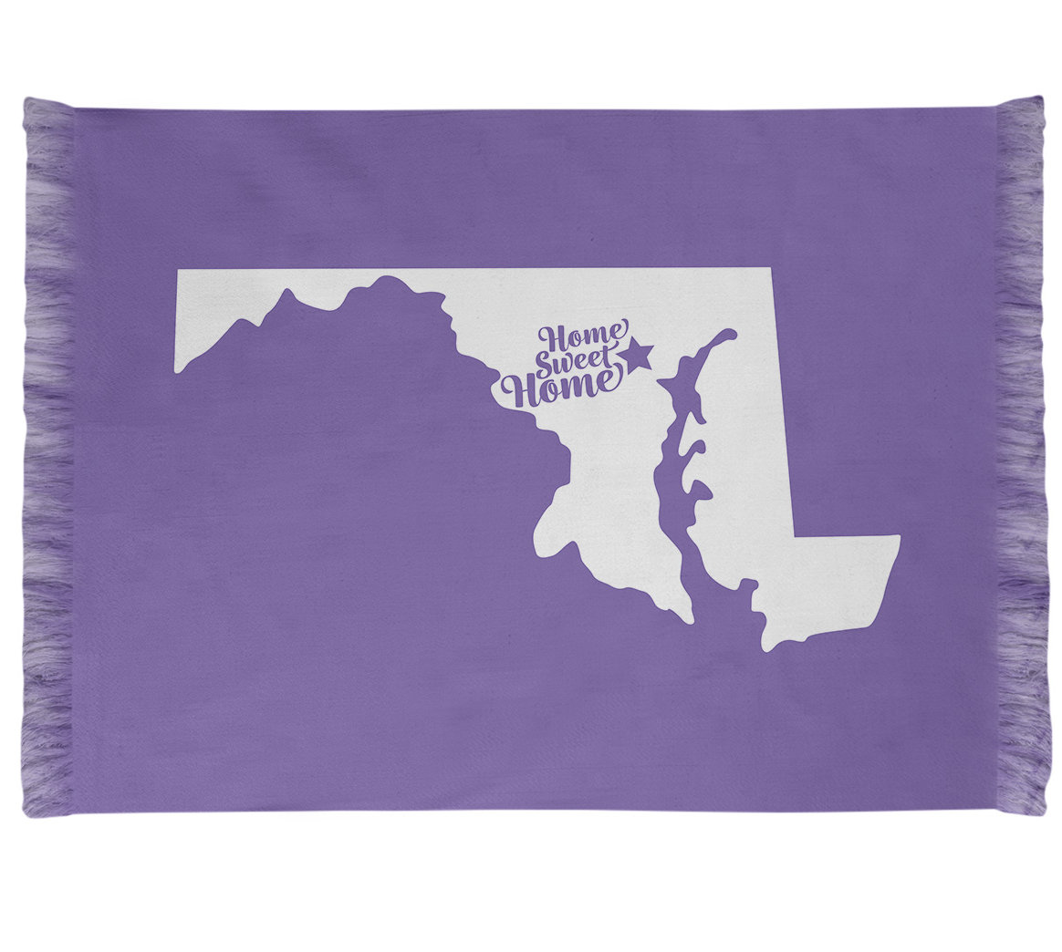 East Urban Home Home Sweet Baltimore Purple Area Rug Wayfair