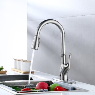Sink for hot and Cold Water Faucet Spray Sink Taps Kitchen tap Wall tap Type 304 Stainless Steel Built-in Kitchen Faucet Single Lift Laundry Kitchen Pool Rotation Universal
