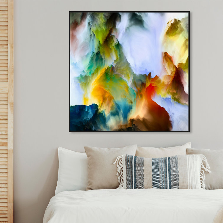Oliver Gal Abstract My Mind With You Watercolor Painting On Canvas Wayfair