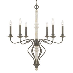 Galette 6-Light Candle-Style Chandelier