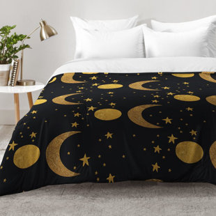 moon and stars baby comforter