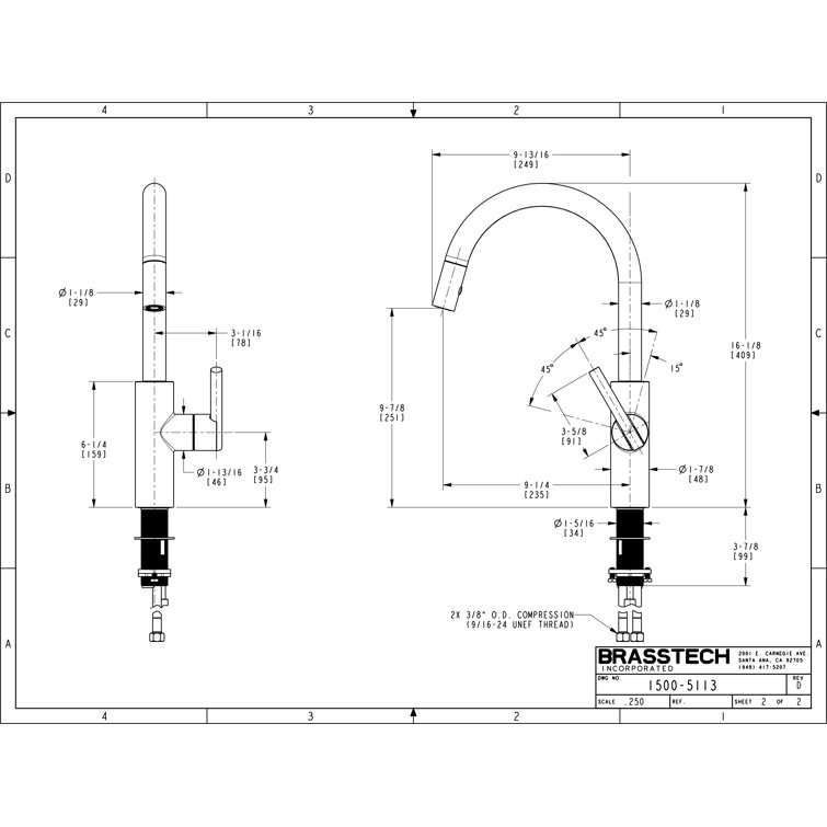 Newport Brass East Linear Pull Down Touch Single Handle ...