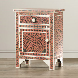 Tassiltante Kayla 1 Drawer and 1 Door Chairside Accent Cabinet By Bungalow Rose Tassiltante Kayla 1 Drawer and 1 Door Chairside Accent Cabinet By Bungalow Rose