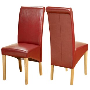 High Quality Synthetic Leather Dining Chair Seat Furniture brown 106 cm