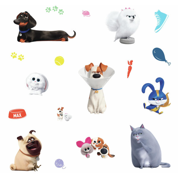 Room Mates Secret Life Of Pets 2 Peel And Stick Wall Decal Wayfair